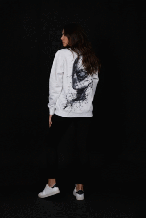 White Sweatshirt for Women